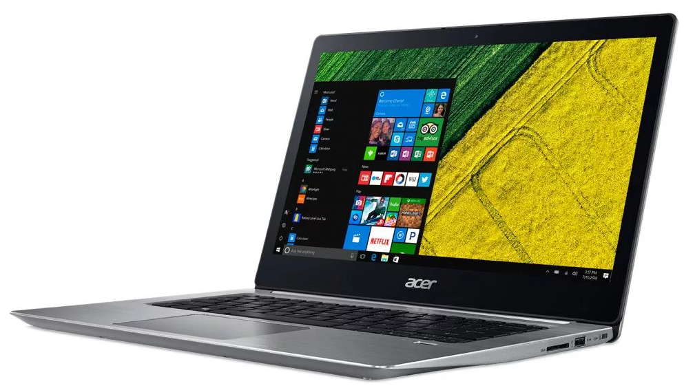 Acer SWIFT 3 (SF314-54G-554T) (Intel Core i5 8250U 1600 MHz / 14" / 1920x1080 / 8GB / 256GB SSD / DVD no / NVIDIA GeForce MX150 / Wi-Fi / Bluetooth / Linux) 14 инча