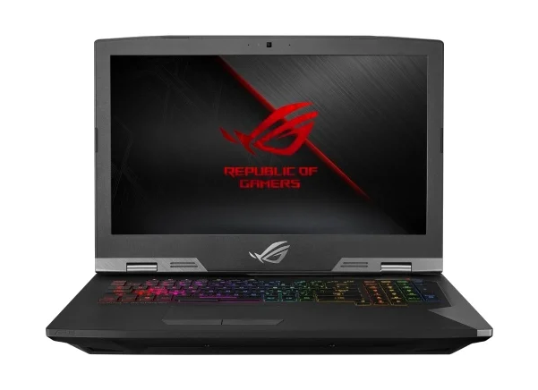 игрите ASUS ROG G703GX-EV154T (Intel Core i7 8750H 2200MHz / 17.3" / 1920x1080 / 32GB / 1536GB SSD / DVD no / NVIDIA GeForce RTX 2080 8GB / Wi-Fi / Bluetooth / Windows 10 Начало)