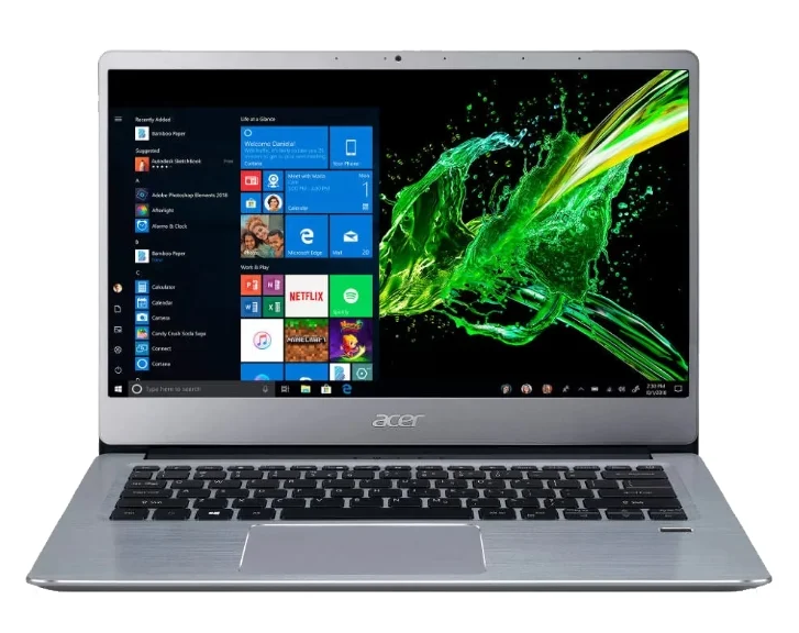 Acer SWIFT 3 (SF314-58-59PL) (Intel Core i5 10210U 1600MHz / 14" / 1920x1080 / 8GB / 512GB SSD / DVD no / Intel UHD Graphics / Wi-Fi / Bluetooth / Endless OS) с матрица