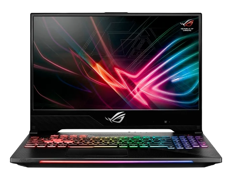 Модел ASUS ROG Strix GL504GW-ES076T (Intel Core i7 8750H 2200 MHz / 15.6" / 1920x1080 / 16GB / 1024GB SSD / DVD no / NVIDIA GeForce RTX 2070 8GB / Wi-Fi / Bluetooth / Windows 10 Начало)