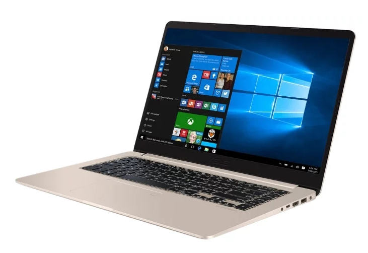 ASUS VivoBook S15 S510UN (Intel Core i3 7100U 2400 MHz / 15.6" / 1920x1080 / 6Gb / 1000Gb HDD / Без DVD / NVIDIA GeForce MX150 / Wi-Fi / Bluetooth / Windows 10 Home) за проучване