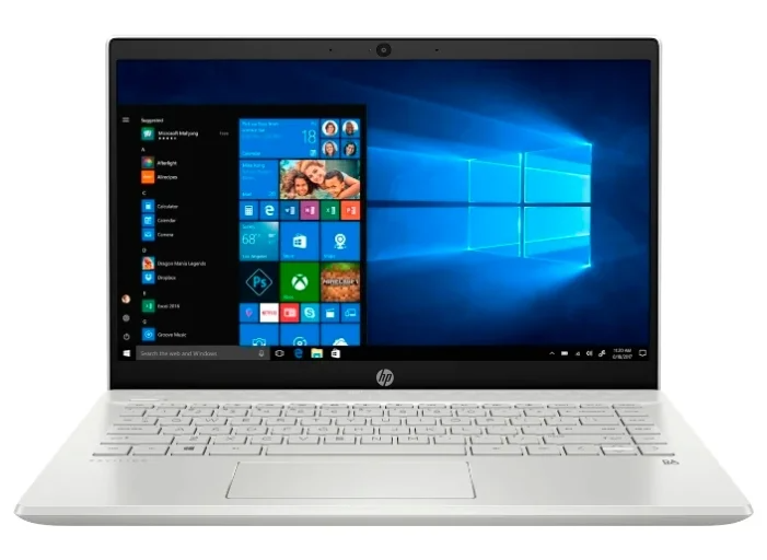 HP PAVILION 14-ce3007ur (Intel Core i3 1005G1 1200 MHz / 14" / 1920x1080 / 4GB / 256GB SSD / DVD no / Графика на Intel UHD / Wi-Fi / Bluetooth / Windows 10 Home) до 40 хиляди