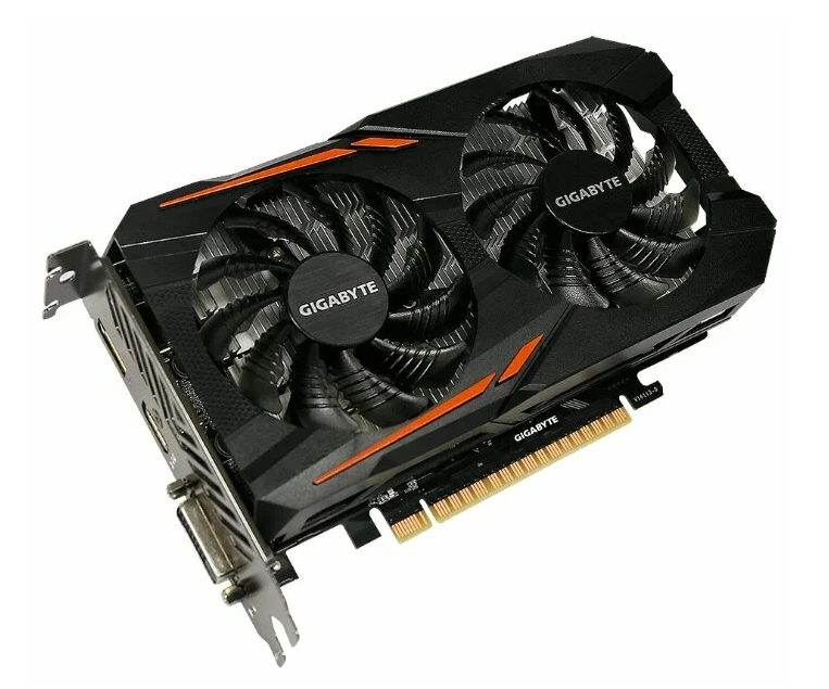 GIGABYTE GeForce GTX 1050 Ti 1316MHz PCI-E 3.0 4096MB 7008MHz 128 битов DVI HDMI HDCP OC