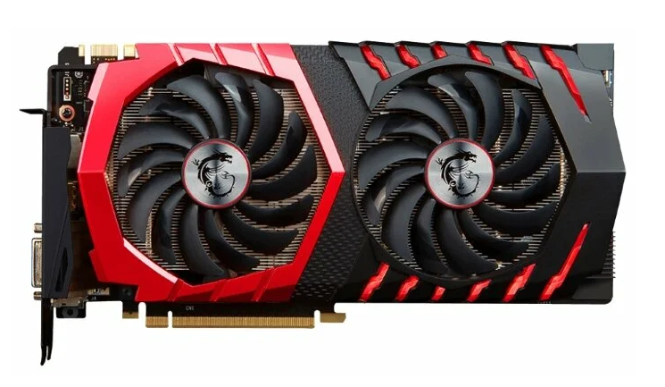 MSI GeForce GTX 1070 1607MHz PCI-E 3.0 8192MB 8108MHz 256 битов DVI HDMI HDCP GAMING X