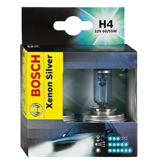 BOSCH H4 Xenon Silver 12V 60 / 55W