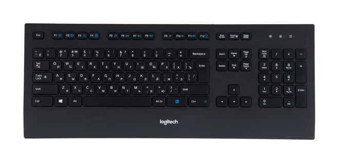 Logitech Corded Keyboard K280e Black USB