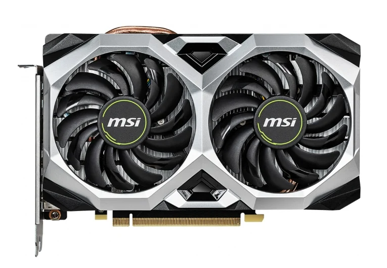 Игрови MSI GeForce RTX 2060 1710MHz PCI-E 3.0 6144MB 14000MHz 192-битов HDMI HDCP VENTUS XS OC