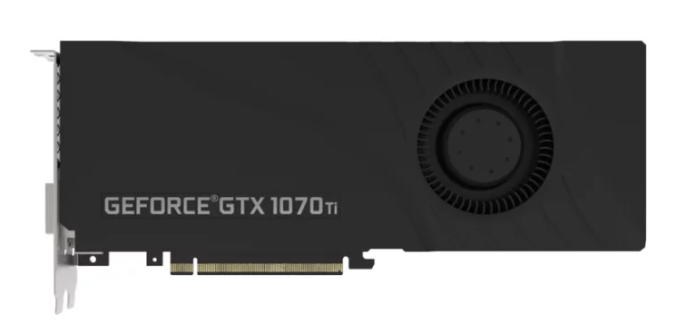 Модел от PNY GeForce GTX 1070 Ti 1607MHz PCI-E 3.0 8192Mb 8000MHz 256 битов DVI HDMI HDCP вентилатор