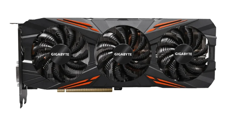 Модел от GIGABYTE GeForce GTX 1080 1721MHz PCI-E 3.0 8192MB 10010MHz 256 битов DVI HDMI HDCP