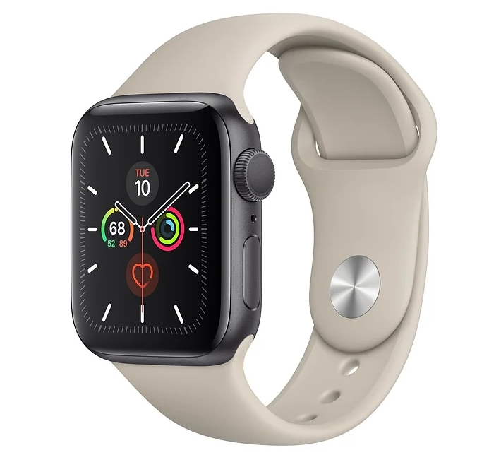 Apple Watch Series 5 GPS 44 мм алуминиев калъф със спортна лента с NSF