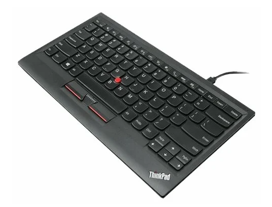 Компактна USB клавиатура Lenovo ThinkPad с TrackPoint Black USB